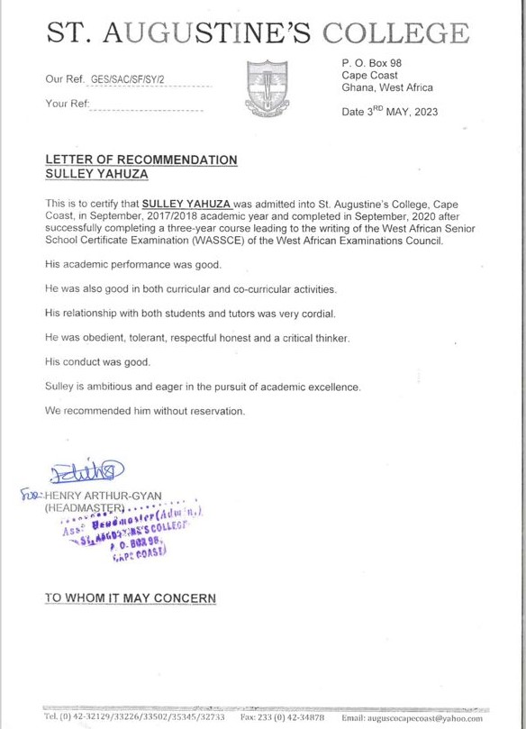 Recommendation Letter Thumbnail